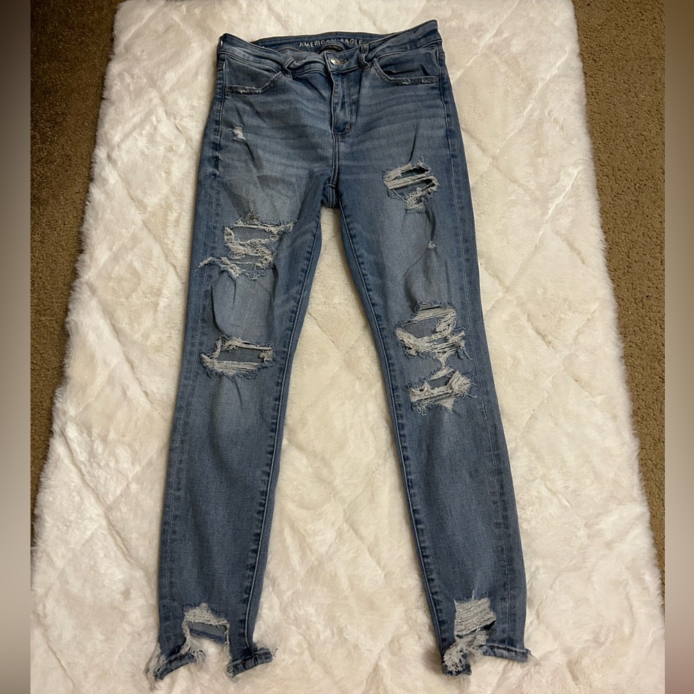american eagle hi-rise jegging